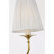 Amber Lewis Knox LED 6 inch Hand-Rubbed Antique Brass Single Sconce Wall Light