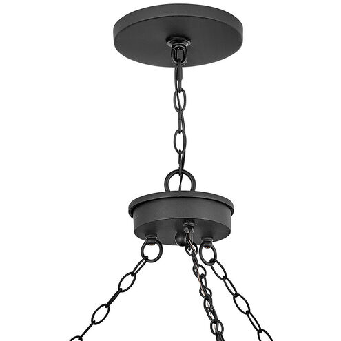 Open Air Lakehouse LED 42 inch Black Outdoor Hanging, Estate Series