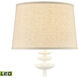 Seapen 31 inch 150.00 watt Matte White Table Lamp Portable Light
