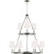 Sean Lavin Lismore 9 Light 37.38 inch Polished Nickel Chandelier Ceiling Light