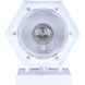 Buckly 1 Light 10.25 inch White Outdoor Wall Lantern