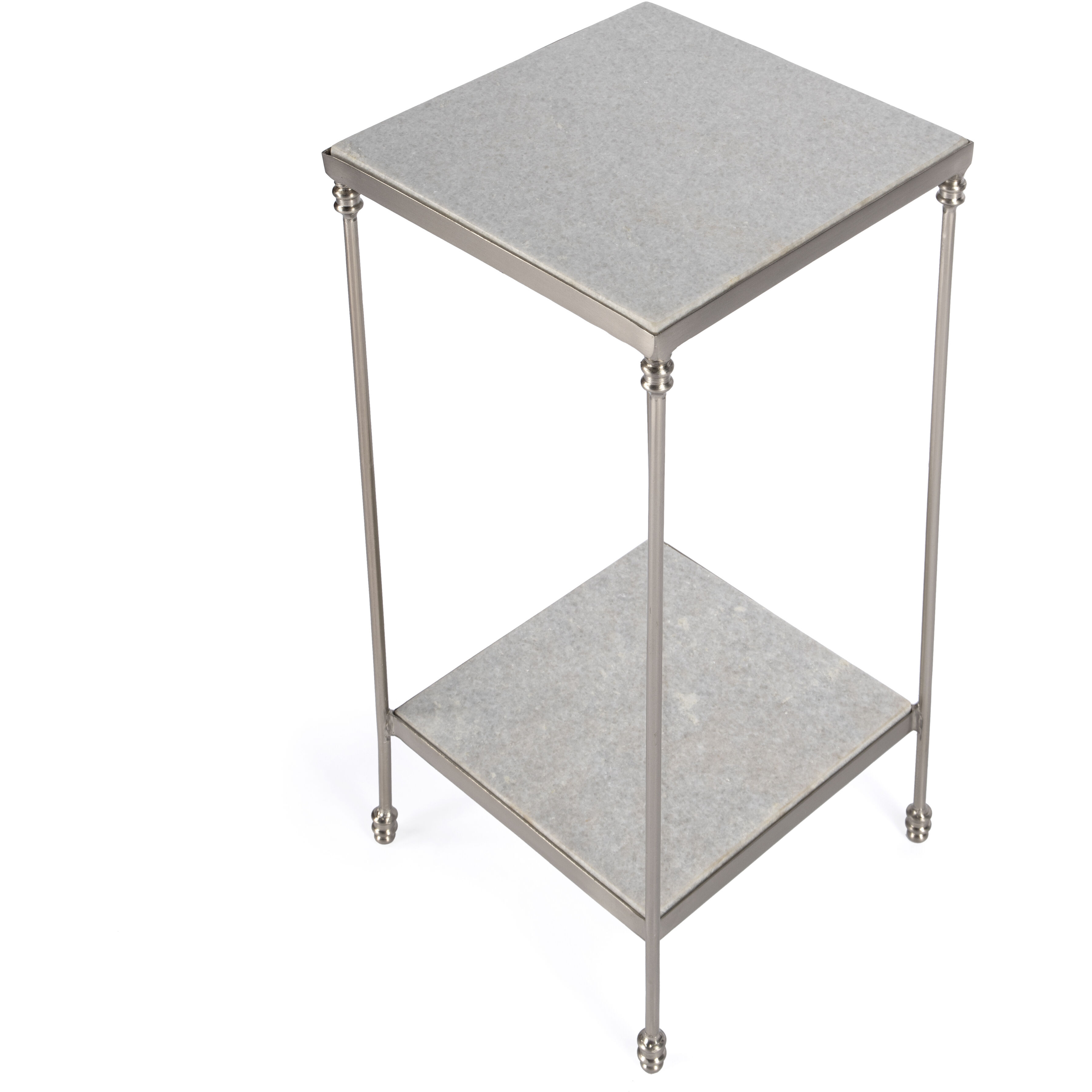 Imogen Marble Side Table in White