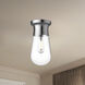 Alora Mood Marcel 1 Light 4.75 inch Chrome Semi-Flush Mount Ceiling Light