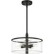 Hailie 4 Light 14.13 inch Flat Black Pendant Ceiling Light