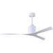 Atlas Molly 56 inch Gloss White Ceiling Fan, Atlas