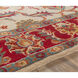 Caesar 36 X 24 inch Dark Red/Teal/Khaki/Mustard/Burnt Orange Rugs, Rectangle