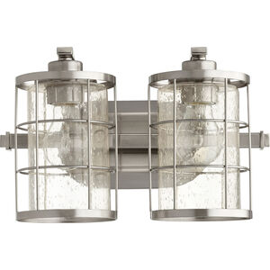 Ellis 2 Light 13.5 inch Satin Nickel Vanity Light Wall Light