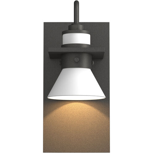 Erlenmeyer 1 Light 11.3 inch Coastal Natural Iron and Coastal White Outdoor Sconce