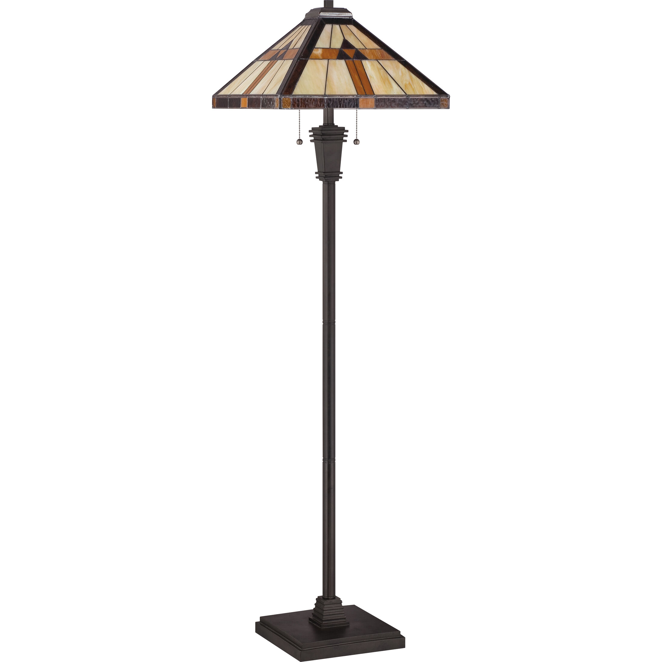 Bryant 60 inch 100.00 watt Authentic Bronze Floor Lamp Portable Light, Naturals