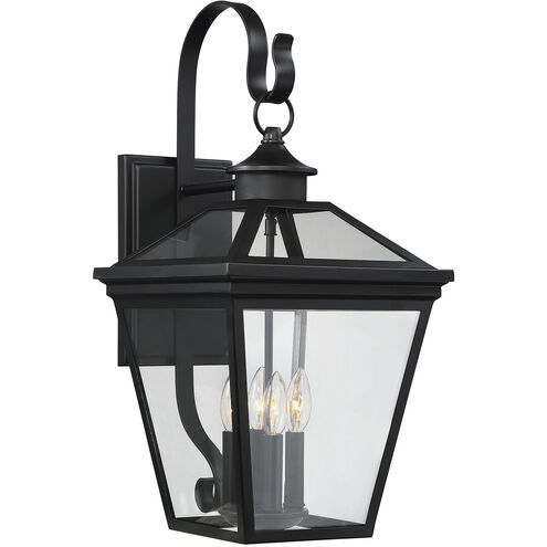 Ellijay Outdoor Wall Lantern in Black