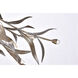 Priscilla 4 Light 19 inch Silver Leaf Flush Mount Ceiling Light