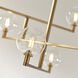 Sean Lavin Gambit LED 31.7 inch Aged Brass Chandelier Ceiling Light in LED 90 CRI 2700K