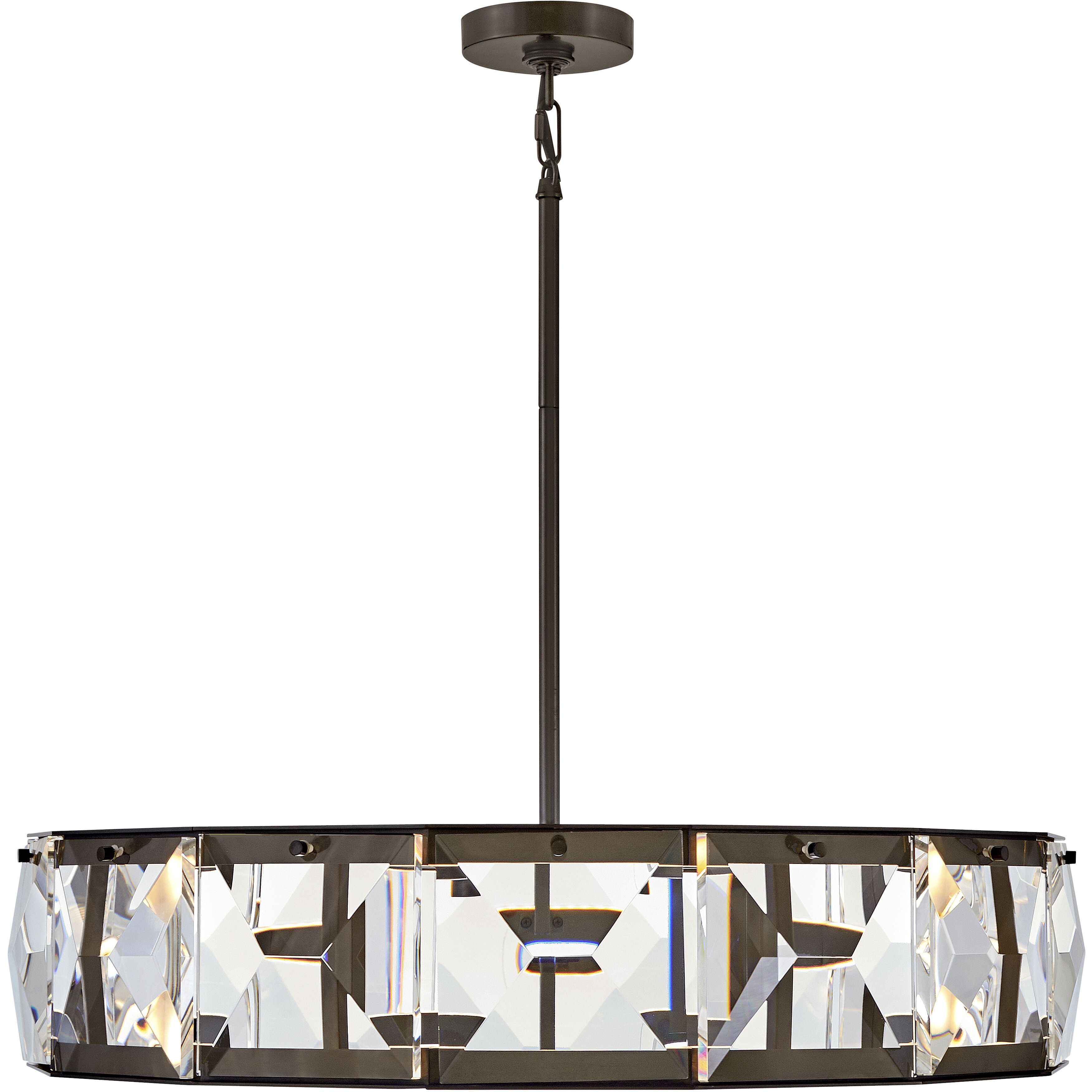 Jolie LED 30 inch Black Oxide Chandelier Ceiling Light
