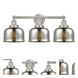 Bell 3 Light 24.5 inch Brushed Satin Nickel Bath Vanity Light Wall Light