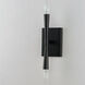 Rome 2 Light 5 inch Black ADA Wall Sconce Wall Light