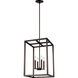 Moffet Street 4 Light 15.5 inch Bronze Foyer Pendant Ceiling Light, Medium