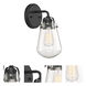 Elliott 1 Light 6.5 inch Matte Black Bath Bar Wall Light