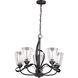 Cinta LED 24.5 inch Oil Rubbed Bronze Chandelier Ceiling Light