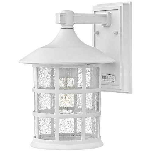 Freeport Coastal Elements Outdoor Wall Mount Lantern in Textured White