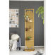 Full 78.7 X 18.1 inch Gold Mirror