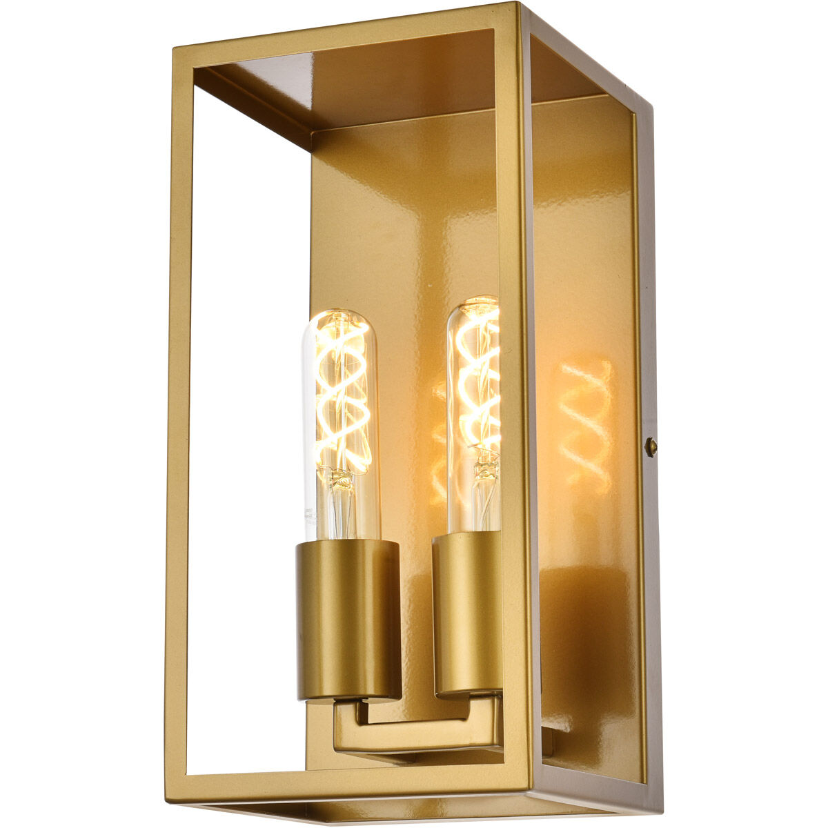 Voir 2 Light 6 inch Brass Wall Sconce Wall Light