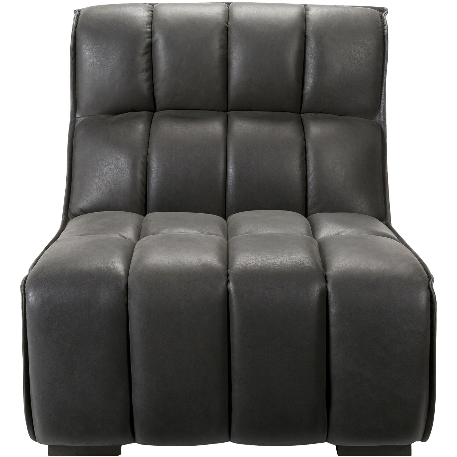 Belfort Black / Dark Brown Lounger