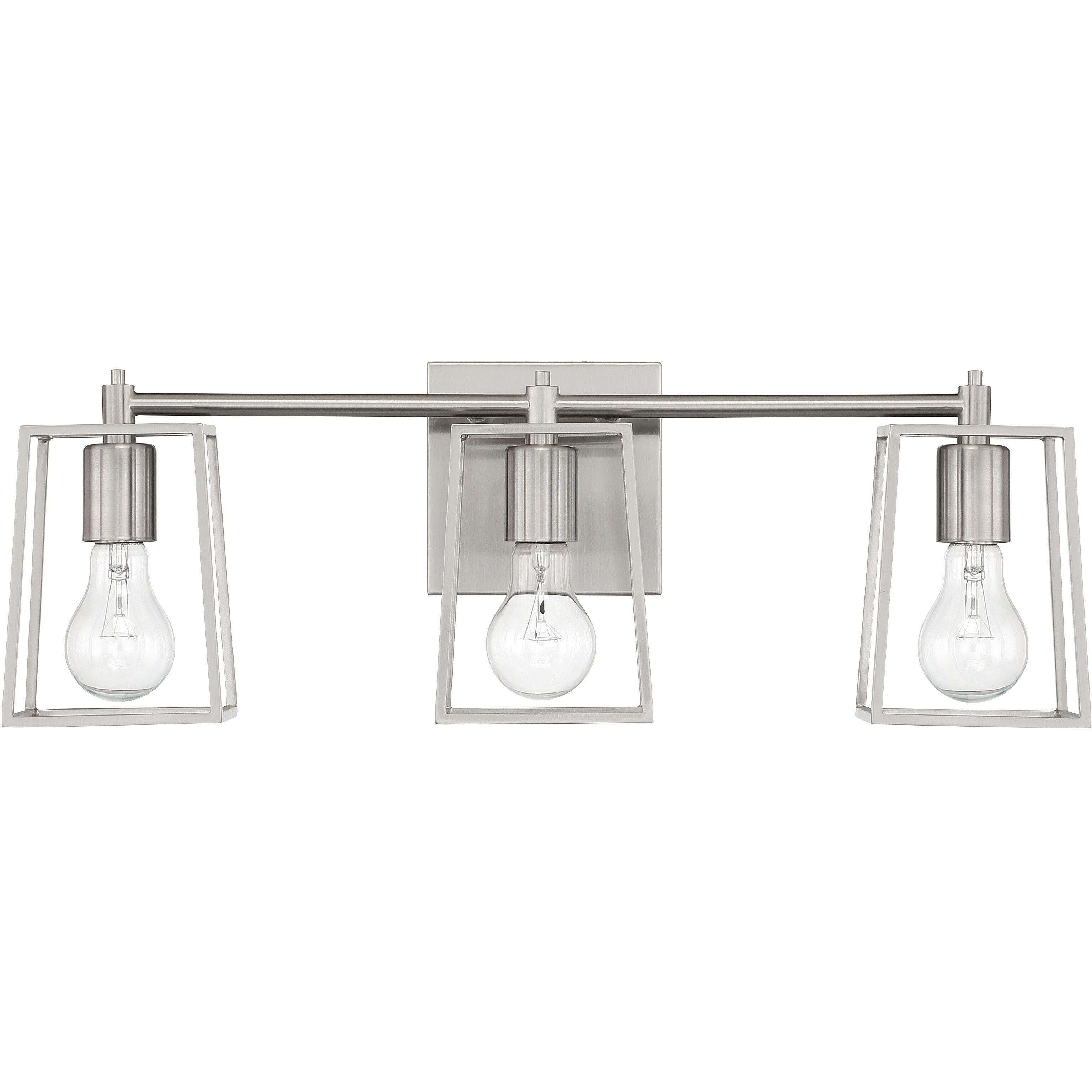 Dunn 3 Light 23 inch Brushed Polished Nickel Vanity Light Wall Light