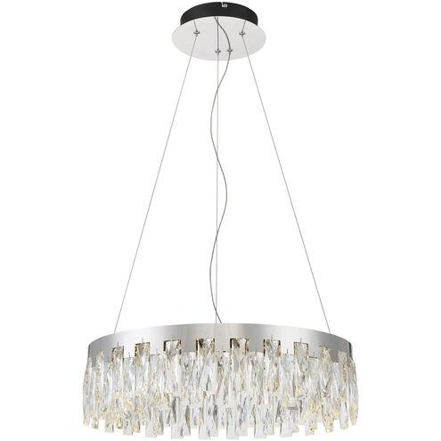 Curio LED 23 inch Chrome Pendant Ceiling Light