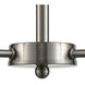 Astoria 3 Light 23 inch Brushed Nickel Chandelier Ceiling Light
