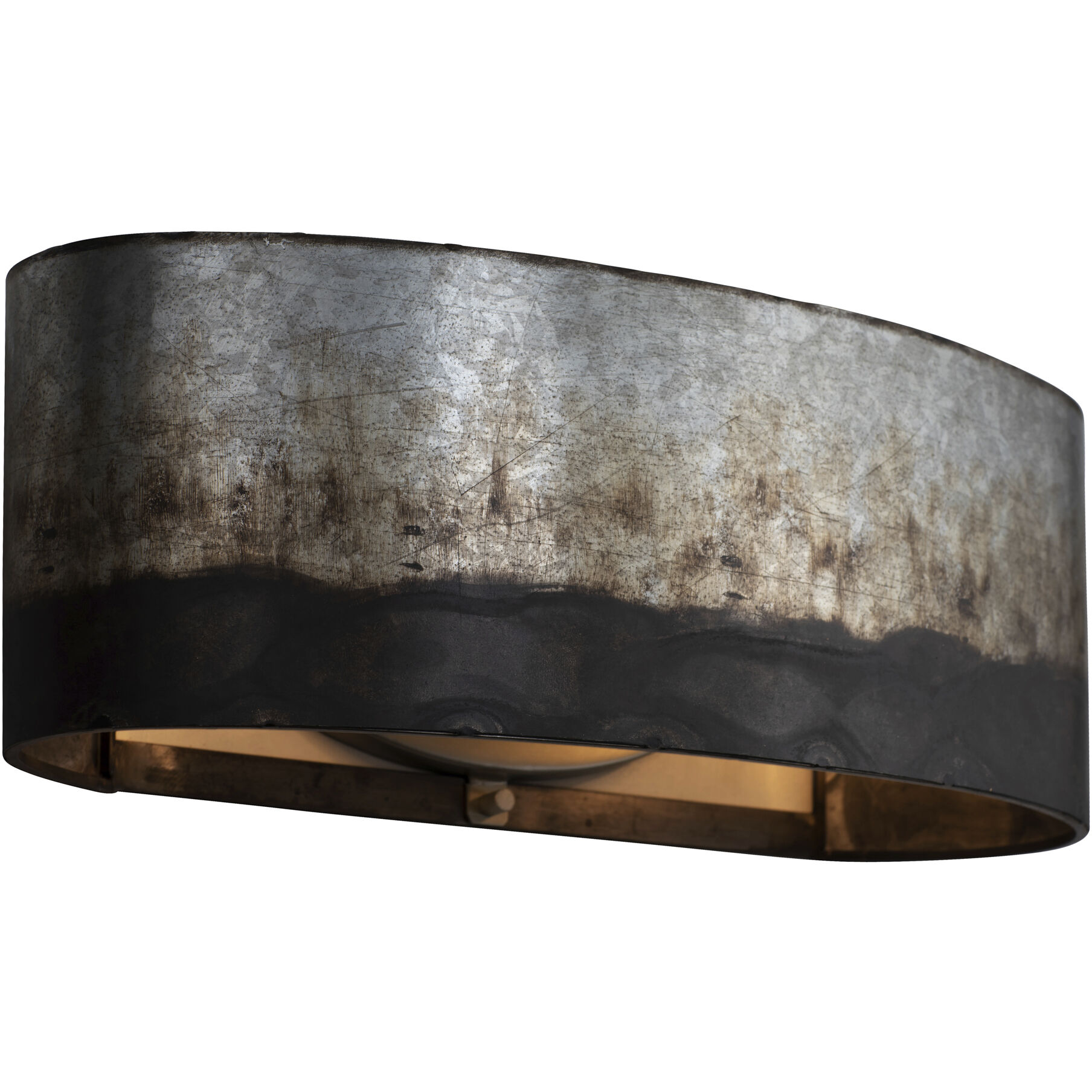 Cannery 2 Light 16 inch Ombre Galvanized Bath Vanity Light Wall Light