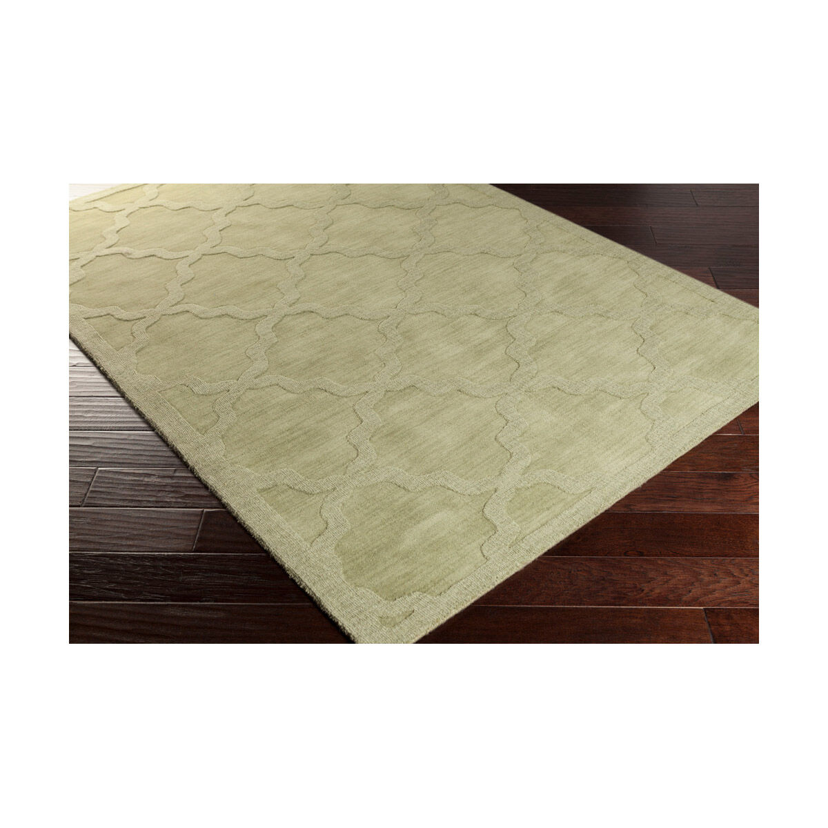 Central Park 72 X 72 inch Grass Green Rugs, Round