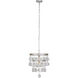 Charmed 3 Light 14 inch Silver with Champagne Mist Pendant Ceiling Light