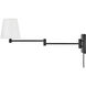 Beale 1 Light 7 inch Black Sconce Wall Light