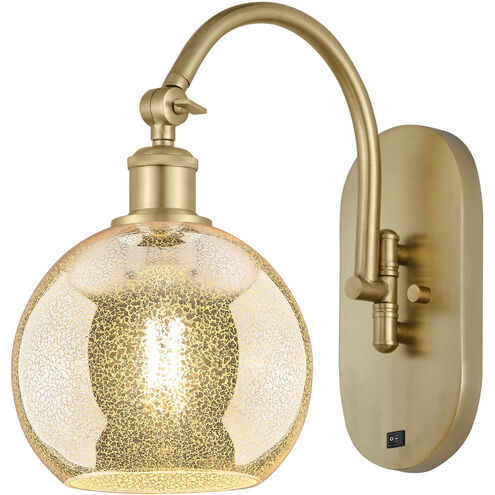 Ballston Athens 1 Light 8 inch Satin Gold Swing Arm Sconce Wall Light