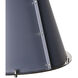 French Maid 1 Light 16 inch Blue and Polished Nickel Chandelier Ceiling Light