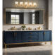Auden 5 Light 39.75 inch Modern Gold Bath Vanity Wall Light