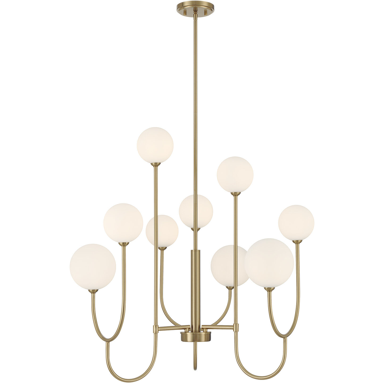 Chester 9 Light 30 inch Noble Brass Chandelier Ceiling Light