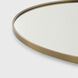 Cadre 30 X 30 inch Satin Brass Backlit Wall Mirror