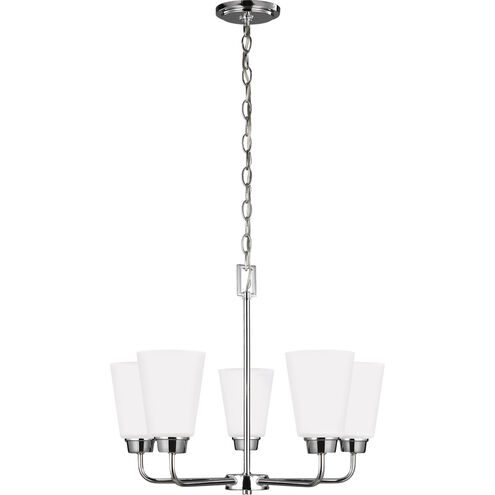 Kerrville 5 Light 20.38 inch Chrome Chandelier Ceiling Light
