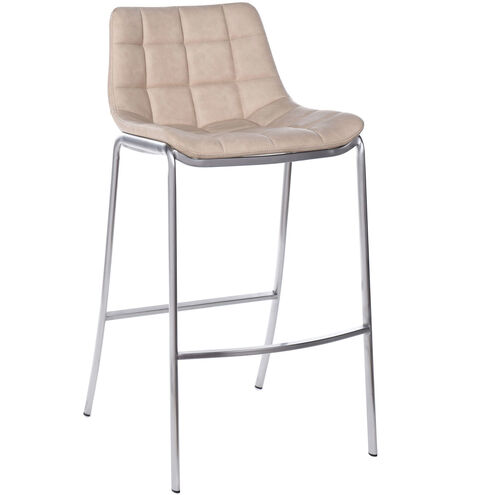 Cameron 40.6 inch Cream Bar Stool