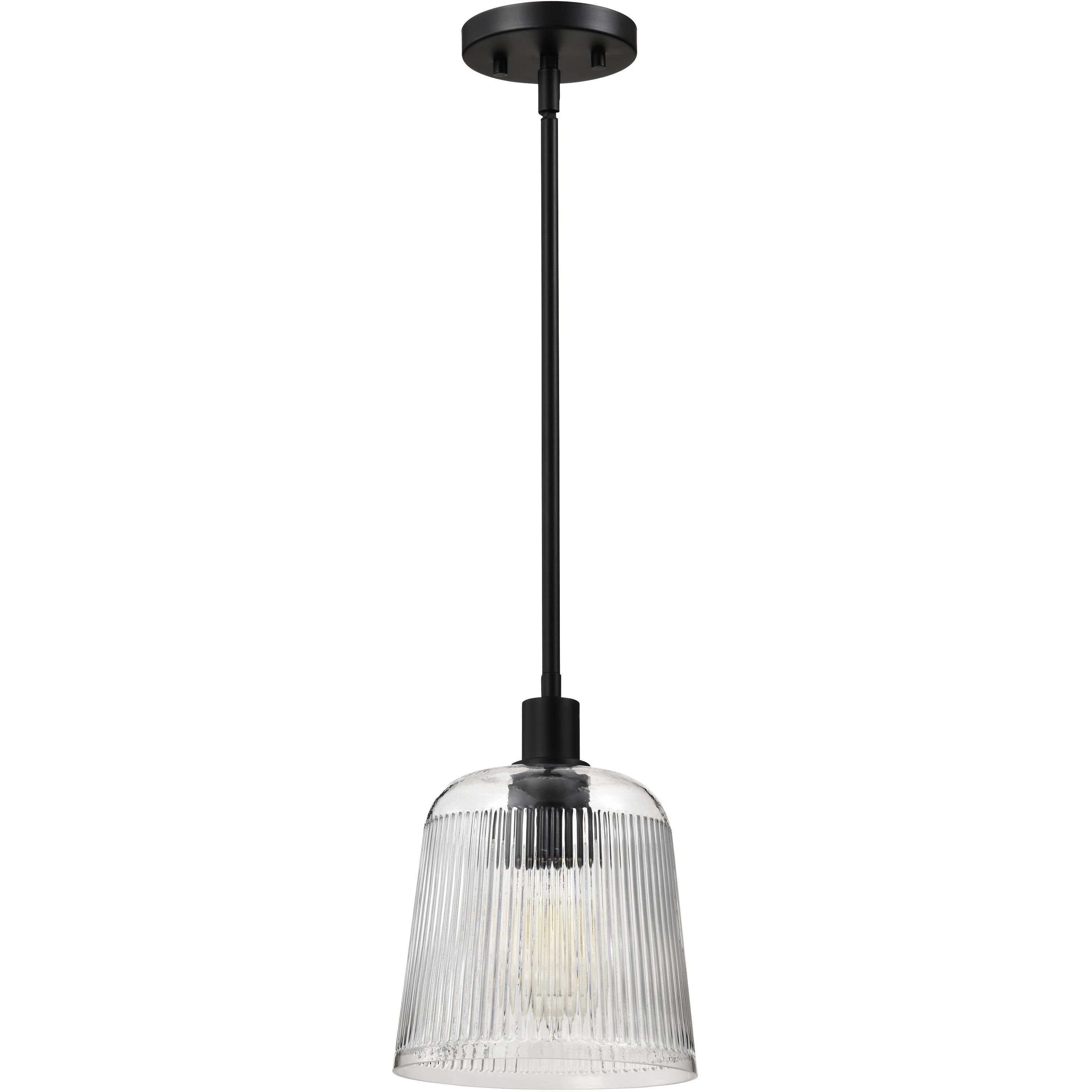 Grayson 8 inch Matte Black Pendant Ceiling Light