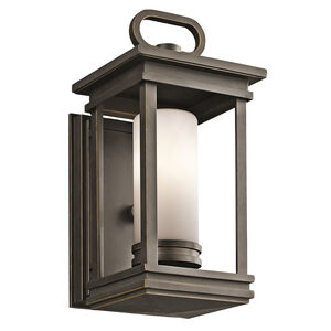 South Hope 1 Light 12 inch Rubbed Bronze Outdoor Wall, Small