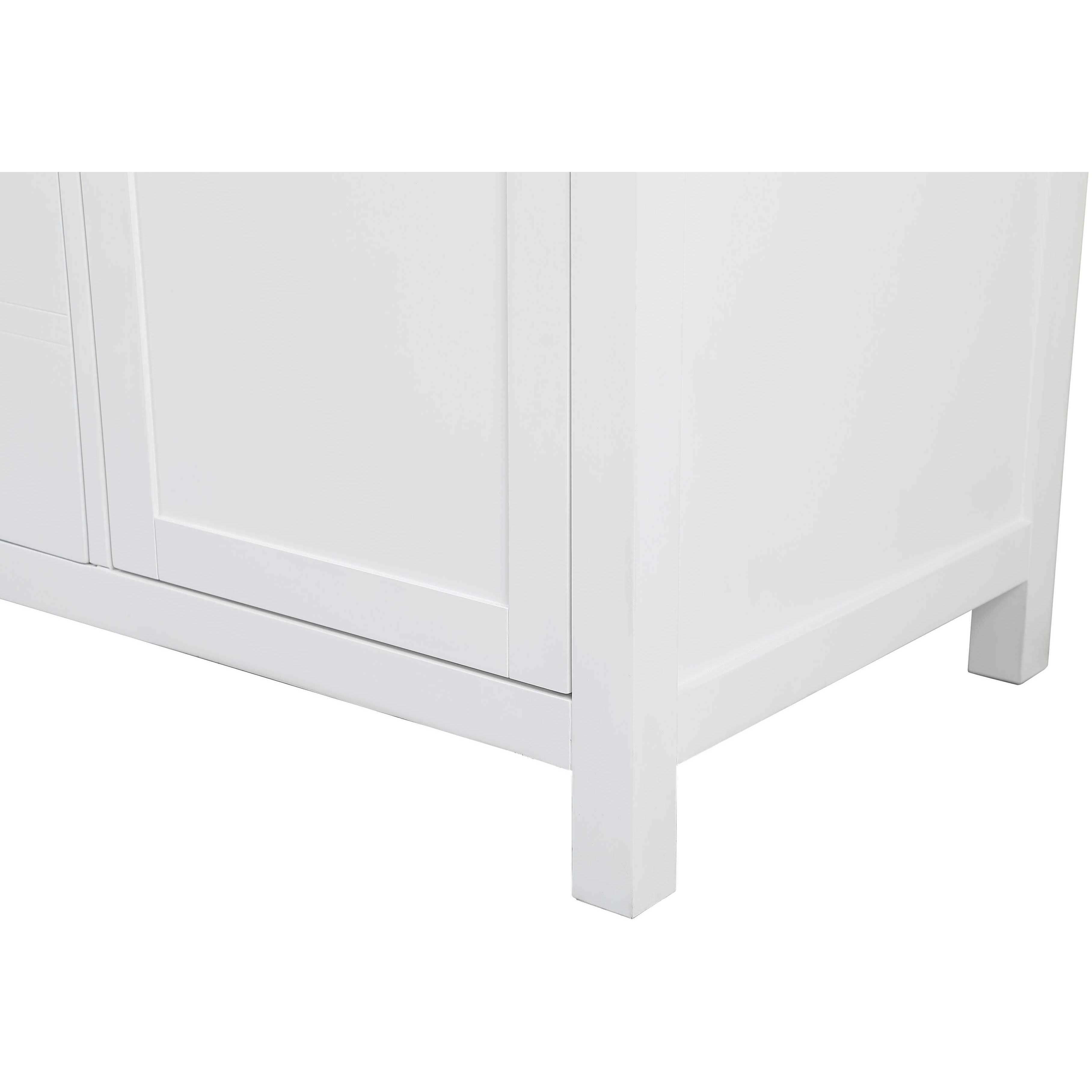 Lewis 54 X 22 X 34 inch White Vanity Sink Set