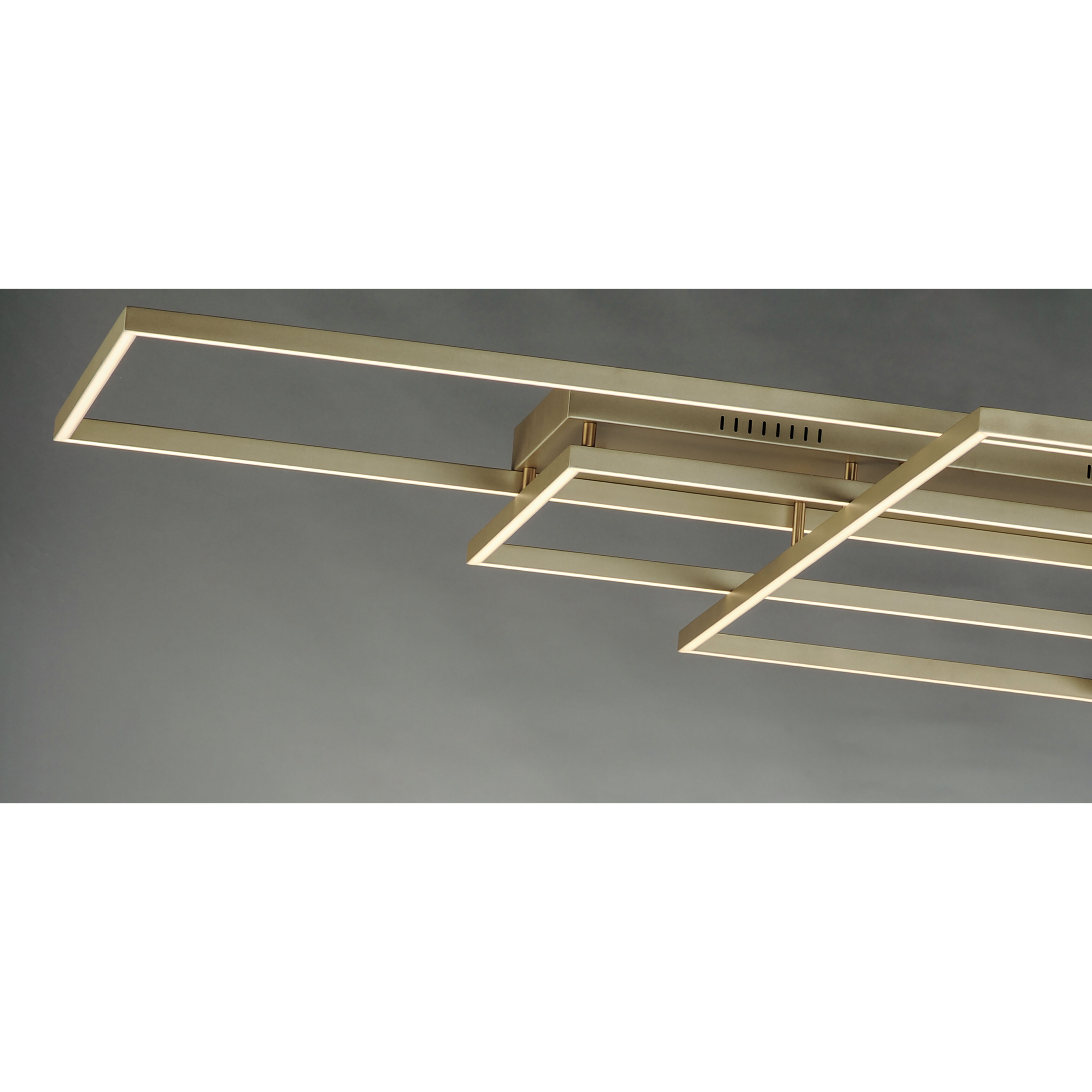 Traverse LED LED 48 inch Champagne Flush Mount Ceiling Light