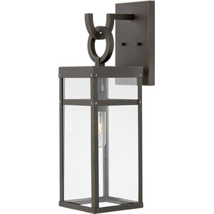 Estate Series Porter LED 22 inch Oil Rubbed Bronze Outdoor Wall Mount Lantern, Medium