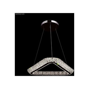 Galaxy LED 24 inch Silver Acrylic Chandelier Ceiling Light