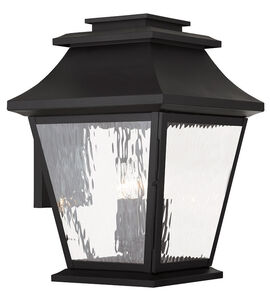 Hathaway 4 Light 19 inch Black Outdoor Wall Lantern