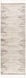 Blackburn 87 X 31 inch Light Gray Rug, Runner