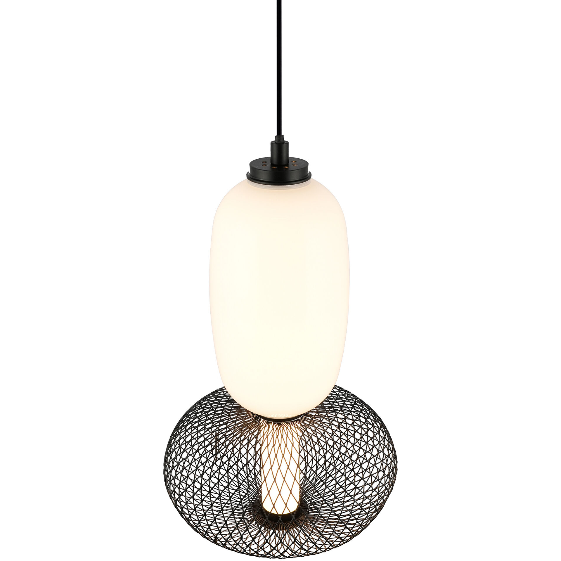 Ace LED 8.7 inch Black Pendant Ceiling Light