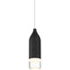 Action LED 2.38 inch Black Mini-Pendant Ceiling Light, dweLED
